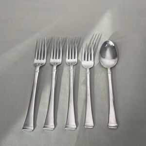 Mikasa Harmony 18/10 Stainless Steel 5pc. Dinner Fork Salad Fork Spoon